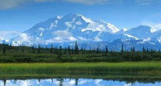Alaska maailmankartalla, valokuva nimellä ja kuvauksella