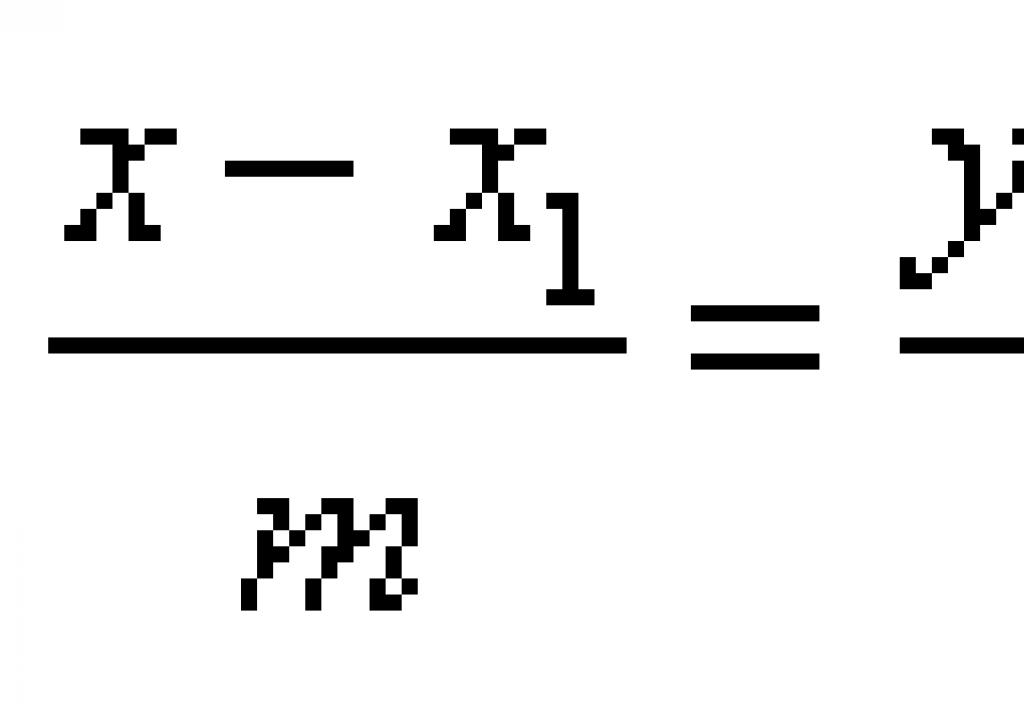 Equazioni canoniche di una retta nello spazio: teoria, esempi, soluzione dei problemi Comporre un'equazione canonica di una retta data dall'intersezione dei piani