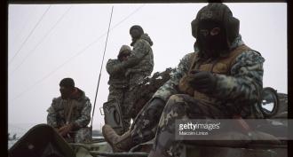 Neznáme fotografie z vojny v Čečensku Obrázky z vojny v Čečensku