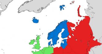 Mappa satellitare dell'Europa.  Tutte le mappe dell'Europa.  Stati dell'Europa occidentale
