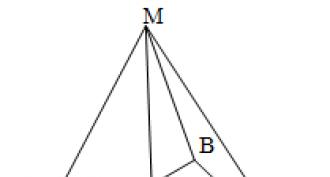 The volume of the tetrahedron In terms of the mixed product of vectors